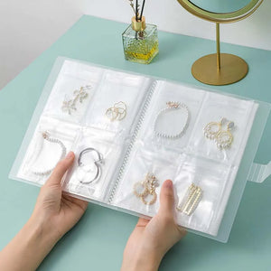 160 Grids Storage Bag Earring Ring Jewelry Storage
