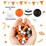 160 Pcs Rustic Farmhouse Wood Beads DIY Craft Garlands Boho Wooden Bead