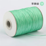 160M/roll 1mm 1.5mm Leather Line Waxed Cord Cotton Thread