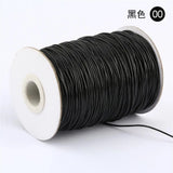 160M/roll 1mm 1.5mm Leather Line Waxed Cord Cotton Thread