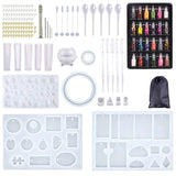 160PCS Silicone Resin Molds for DIY Epoxy Jewelry Craft
