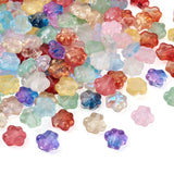 160Pcs Pet Dog Cat Paw Glass Beads Mixed Colors Spacer Bead For DIY Jewelry