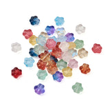 160Pcs Pet Dog Cat Paw Glass Beads Mixed Colors Spacer Bead For DIY Jewelry