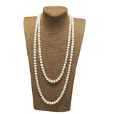 Long Freshwater Pearl Necklace 9-10mm Sweater Chain Women Jewelry Gift