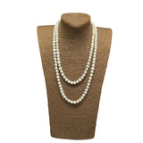Long Freshwater Pearl Necklace 9-10mm Sweater Chain Women Jewelry Gift
