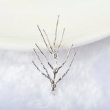 4PCS 18x41MM 24K Plated Brass Tree Branch Charms Pendants
