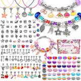 Colorful Children's Bracelet Making Set with Spacer Beads and Accessories