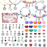 Colorful Children's Bracelet Making Set with Spacer Beads and Accessories