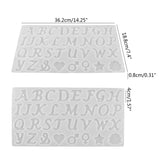 Alphabet Silicone Resin Mold for DIY Keychain Making Kit