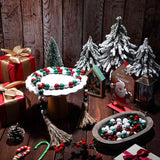 165 Pcs Christmas Wood Beads For Craft Farmhouse Natural Wooden Beads Boho Bead