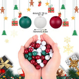 165 Pcs Christmas Wood Beads For Craft Natural Boho Bead