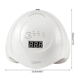 168W Nail Lamp UV Dryer 42 LED Gel Timer Manicure Curing Light