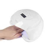 168W Nail Lamp UV Dryer 42 LED Gel Timer Manicure Curing Light