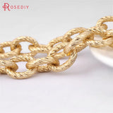 1 Meter 15*11MM Aluminum Round Chains Diy Jewelry Findings