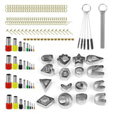Clay Earring Making Kit Stainless Steel Cutters for DIY Jewelry
