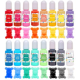 16 Colors 10ml Resin Pigment for DIY UV Epoxy Mold Dye