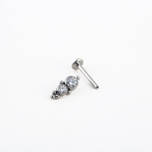 16G Titanium CZ Labret Lip Rings Piercing Oreja Ear Cartilage Piercings
