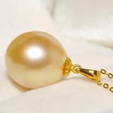 16MM Shell Pearl Pendant Collarbone Necklace Classic Holiday Gift