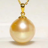 16MM Shell Pearl Pendant Collarbone Necklace Classic Holiday Gift