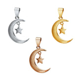 Moon Star Mother Baby Keepsake Breast Milk Pendant