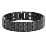 16MM Health Magnet Bracelet Men Stainless Steel Mens Bracelets