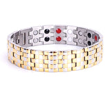 16MM Health Magnet Bracelet Men Stainless Steel Mens Bracelets