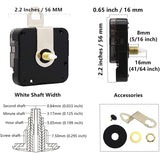 16Mm DIY Wall Clock Motor Kit Quartz Movement Big Spade Clock Parts Repair