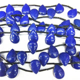 16PCS Teardrop Shape Jade Stone 13X18MM Necklace Making DIY Jewelry Findings