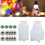 16PCS LED Bulb Resin Casting Mold DIY Jewellery Making Tools