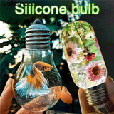 16PCS Light Bulb Resin Mold with LED Chip DIY Lamp Crystal Epoxy Casting