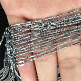 16PCS 50cm/20in Bamboo Copper Chains for Charms Pendants