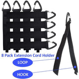 16Pcs Extension Cord Holder Organizer, 16-Inch Hook And Loop Organizer