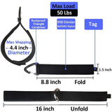 16Pcs Extension Cord Holder Organizer, 16-Inch Hook And Loop Organizer