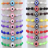 16Pcs Knot Rope Evil Eye Charm Bracelet Lucky Amulet Adjustable