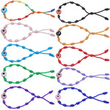 16Pcs Knot Rope Evil Eye Charm Bracelet Lucky Amulet Adjustable