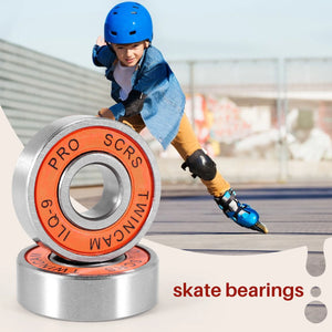 16Pcs/Lot SKATING TWINCAM ILQ-9 608Zz Ball Bearings for Skate Board Shoes -9