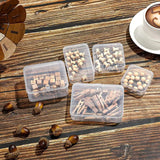16Pcs Clear Beads Box Organizer Storage for Crafts Jewelry