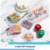16Pcs Clear Beads Box Storage Organizer for Crafts Jewelry