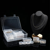 16Pcs Clear Beads Box Organizer Storage for Crafts Jewelry