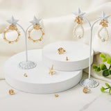 16Pcs Brass Stud Earring Findings for DIY Jewelry Making