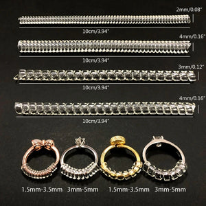16Pcs/Set Invisible Ring Size Adjuster for Loose Ring