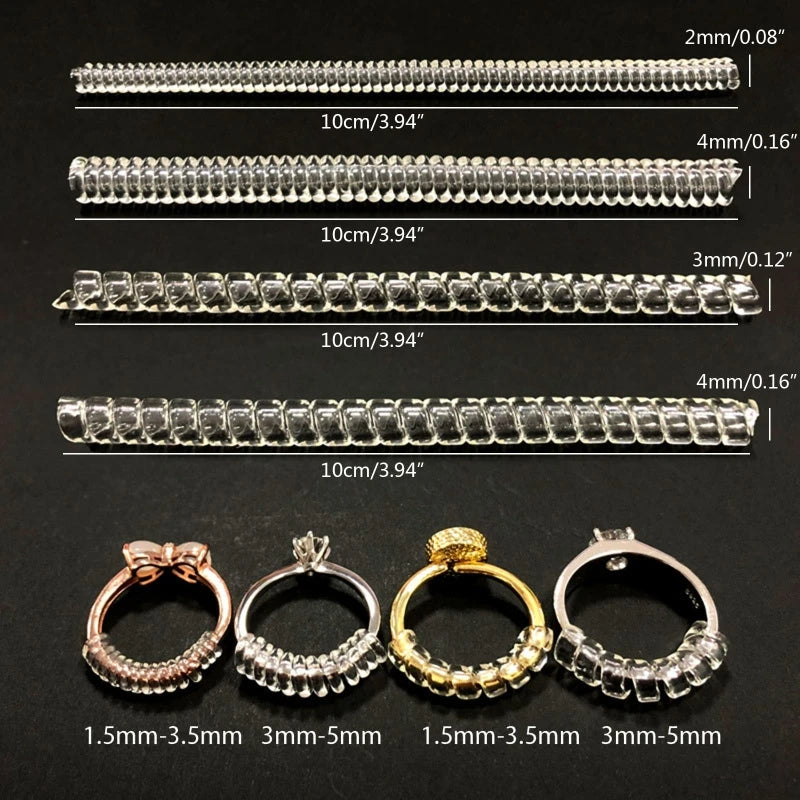 16Pcs/Set Invisible Ring Size Adjuster for Loose Ring
