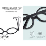 16Pcs Wizard Glasses Round No Lenses, Tattoos for Costume Party