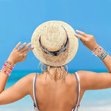 16Pcs Heishi Bracelets Smile Golden Star Beads Chain Boho Jewelry Set