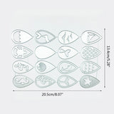 16 Metal Sea Creatures Teardrop Earring Die Cuts Molds DIY Crafts Supply