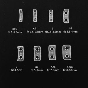 16 Pcs Ring Size Adjuster Reducer Spiral Style Transparent Smaller Wedding Guard