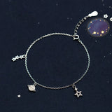 Star Planet Silver Chain Bracelet - Fine Jewelry for Women Girls