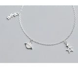 Star Planet Silver Chain Bracelet - Fine Jewelry for Women Girls