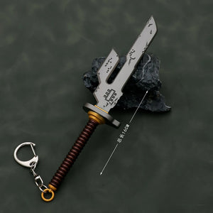 Toji Fushiguro Jujutsu Kaisen Metal Weapon Model Keychain