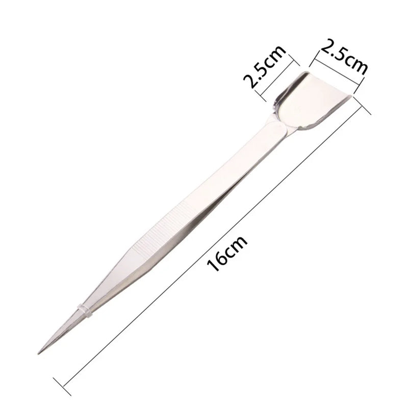 Diamond Tweezers With Scoops Shovels for Gems Pearls Jewelry